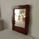 Antique wooden mirror with rustic touch 54*39 cm