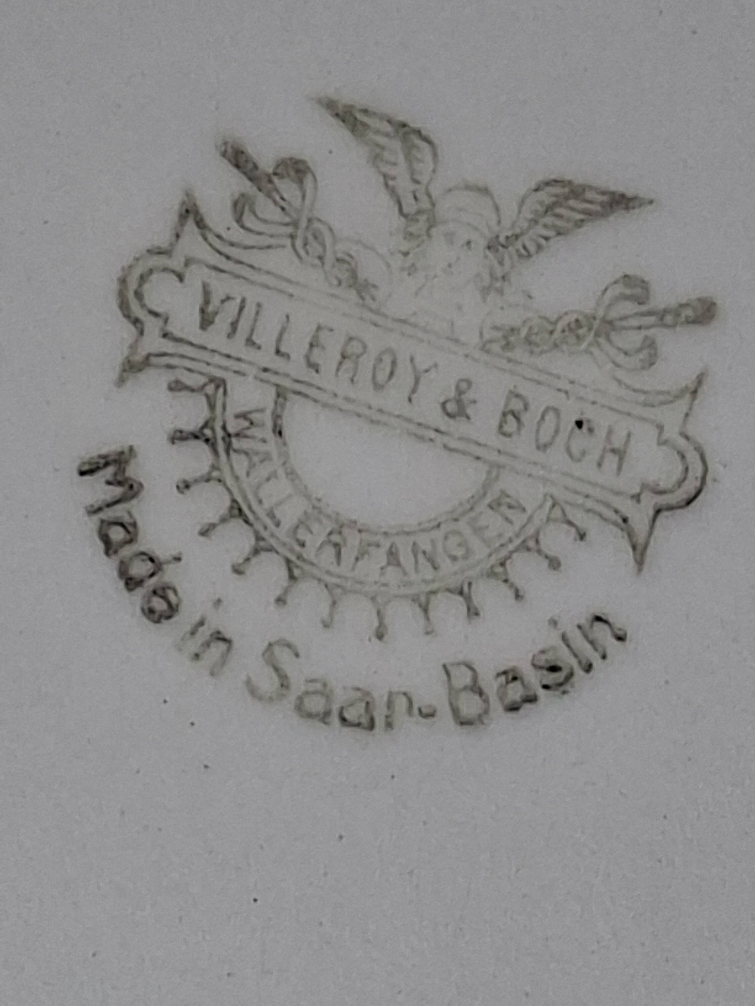 Serving dish Villeroy & Boch Mettlach – fruit decoration – 1920s/30s
