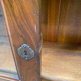 19th century Louis Philippe solid wood display case