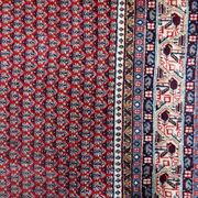 Handmade indian indian vintage rug 204cm x 252cm 1970s