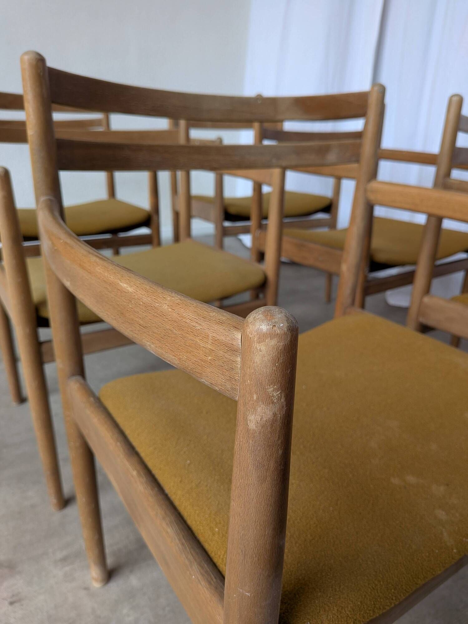 Set of 8 STOL Kamnik Armchairs / Yugoslav Mid Century Vintage Dining Chair