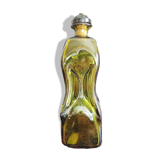 Plus glass Norway - tinted glass bottle - 1970 - H 28cm