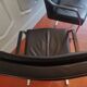 Knoll International leather armchair by R. Glatzel