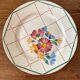 Round earthenware dish from Grasse, HBCM (Hippolyte Boulenger, Creil Montereau)
