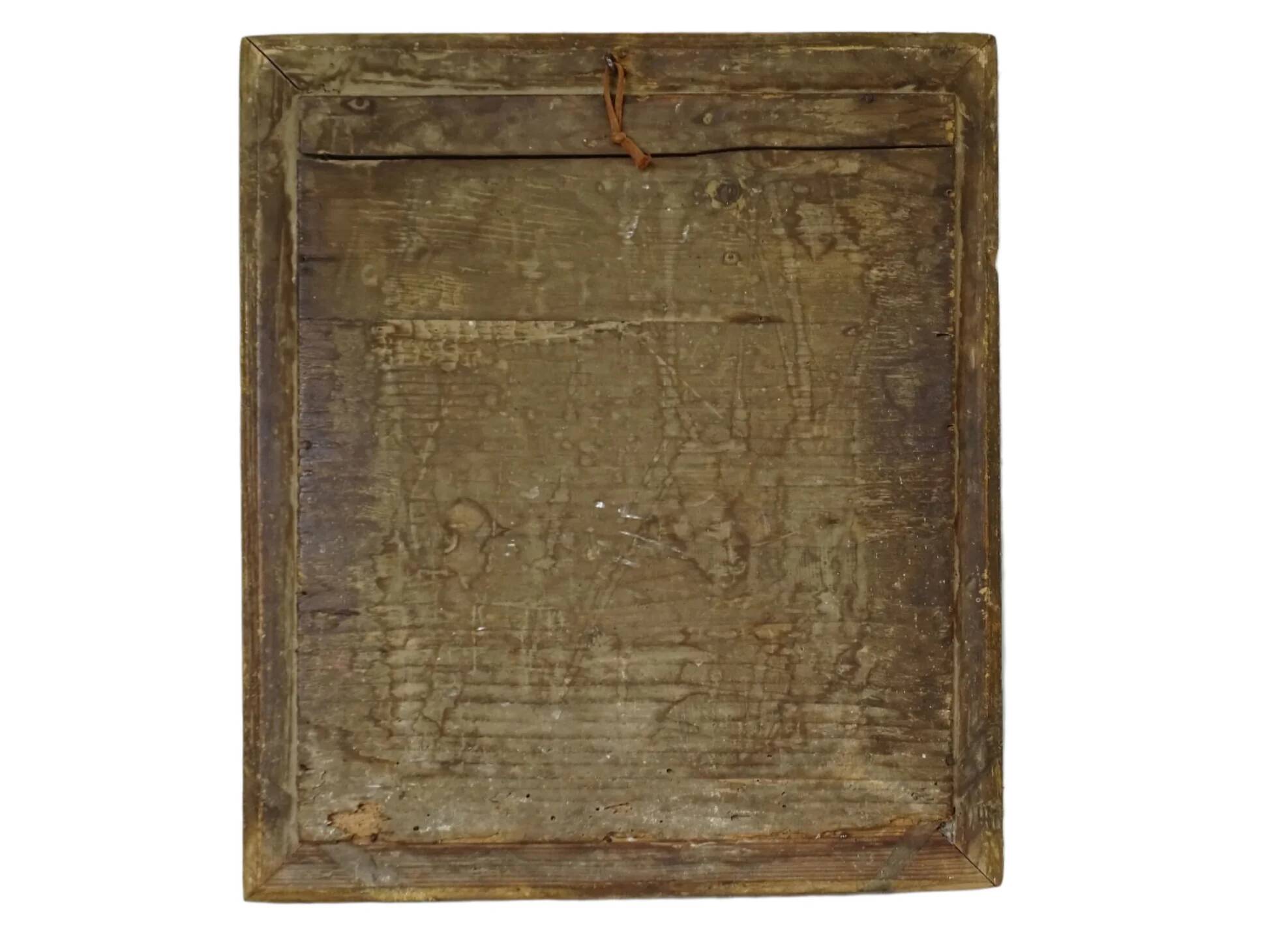 Miroir français ancien à cadre doré orné de cygnes, époque de la Restauration