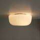 Vintage Italian ceiling light in opaline from the 1960s.
