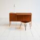 Buffet scandinave en teck avec bureau escamotable, années 1960
