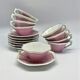 Coffee service and art deco cake
