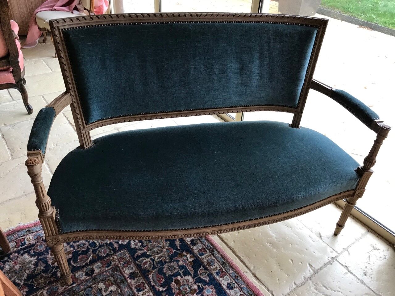 Louis XVI-style bench