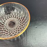 Crystal bowl with gold rim