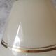Mushroom lamp bordered gold
