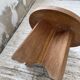 Constructivist gueridon 1950 mahogany