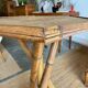Vintage bamboo side table – Riviera spirit