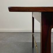 Palisander dining table denmark 1960s extendable mcm