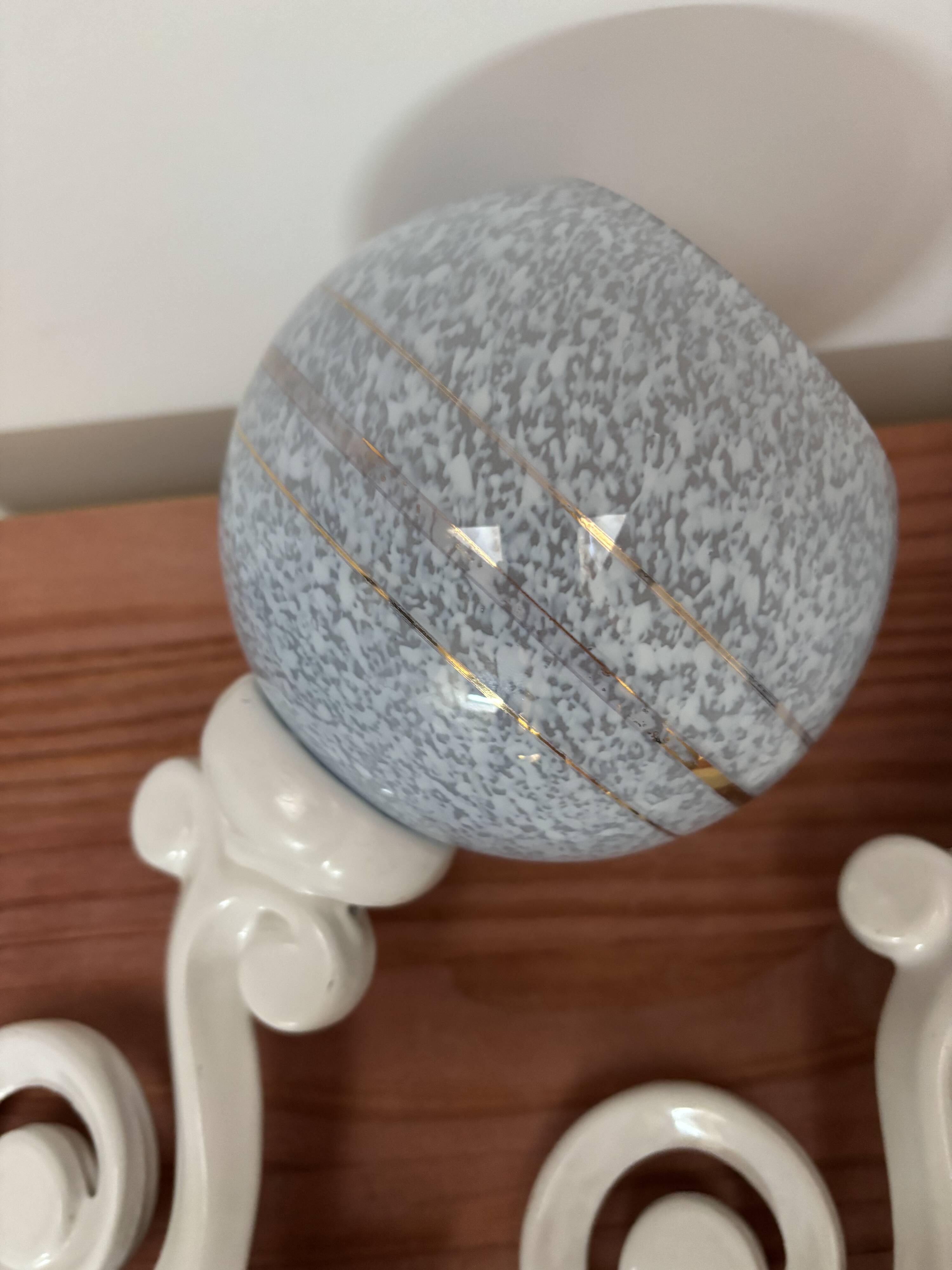 Pair of vintage pastel wall sconces