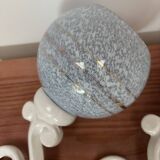 Pair of vintage pastel wall sconces