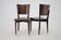 1950s Pair of Rare J.Halabala Side Chairs by UP zavody, Brno