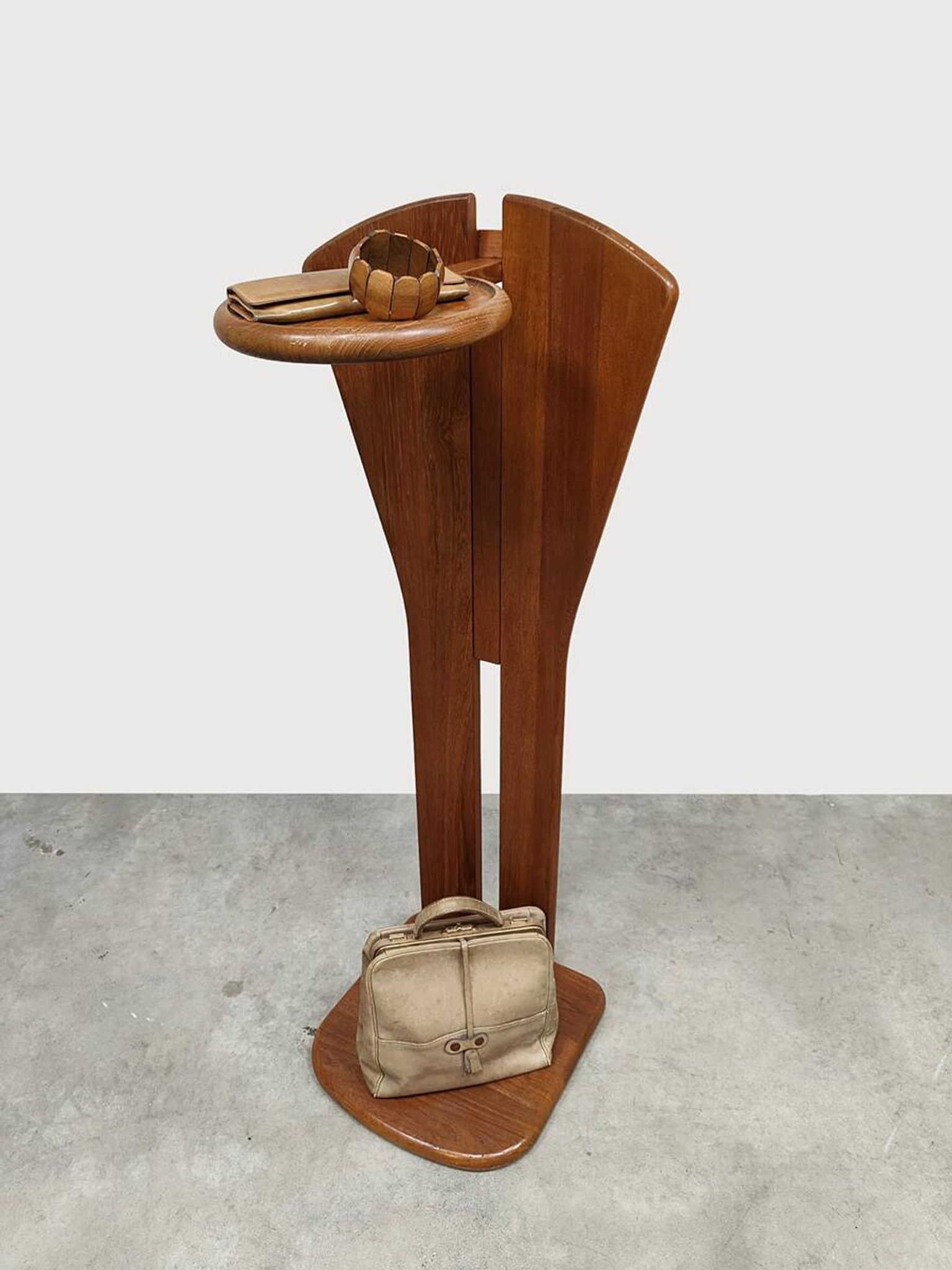 Vintage rare Danish design figural valet stand dressboy by Aksel Kjersgaard