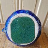 jug or carafe signed Gilbert Méténier enamelled stoneware