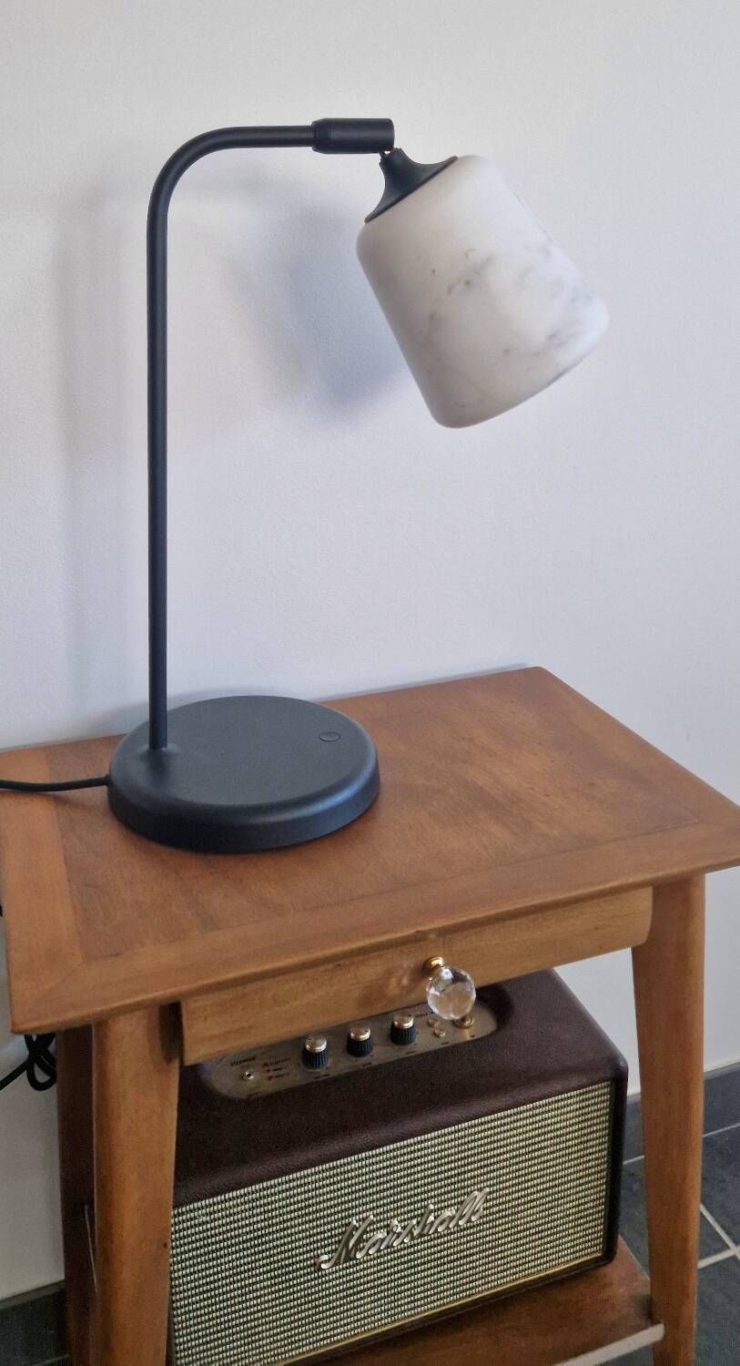 Lampe Material New Works  - Design Noergaard & Kechayas - Marbre/Acier