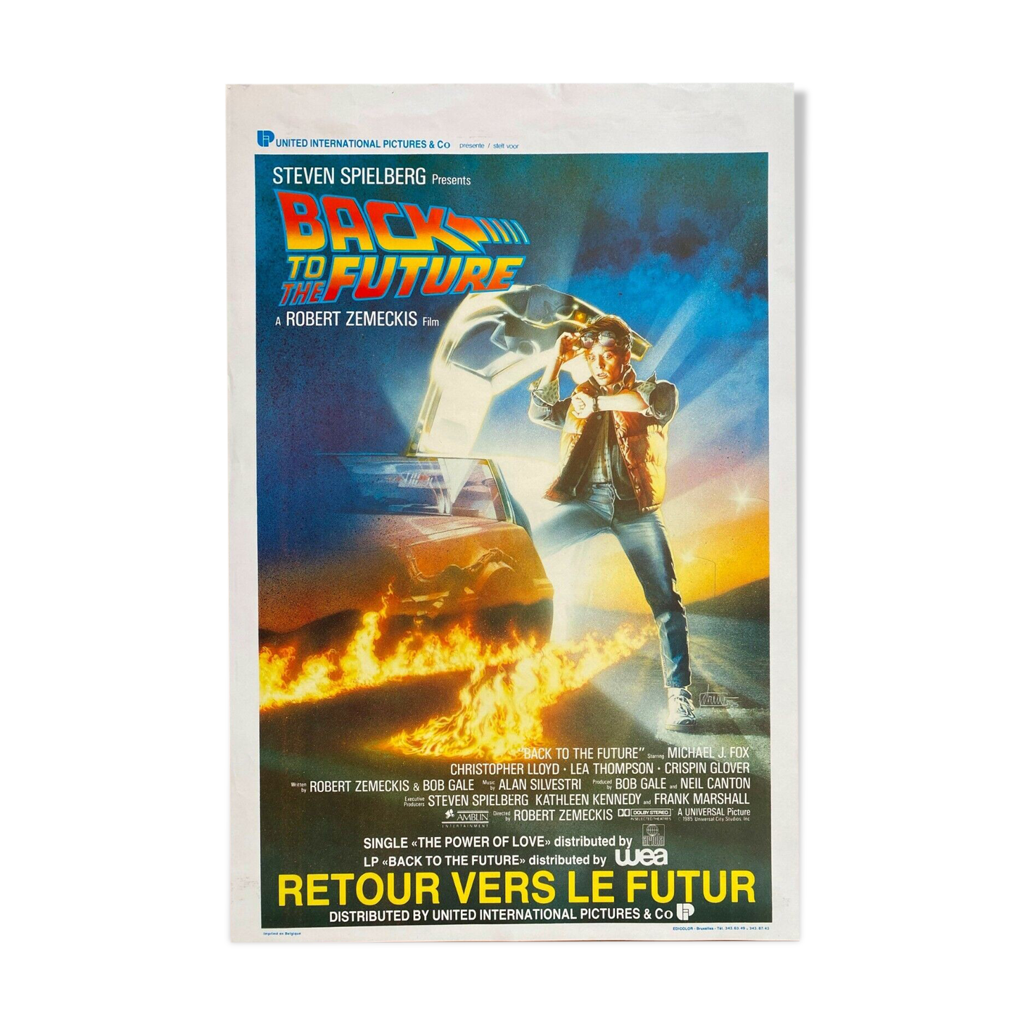 Affiche "Retour vers le futur" Michael J. Fox 37x55cm