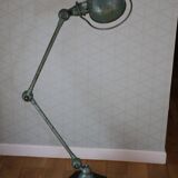 JIELDE 2-arm green lamp, 1960s square foot
