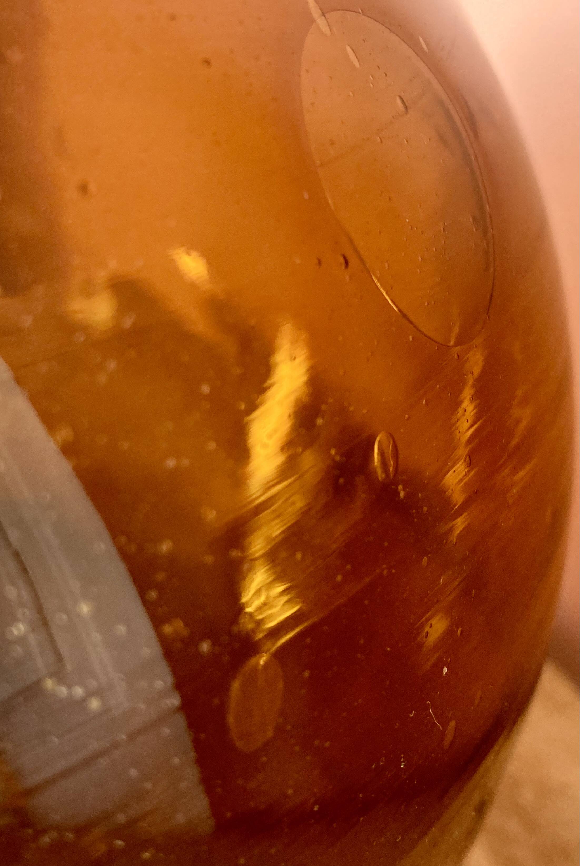 Amber demijohn from the end of 1800