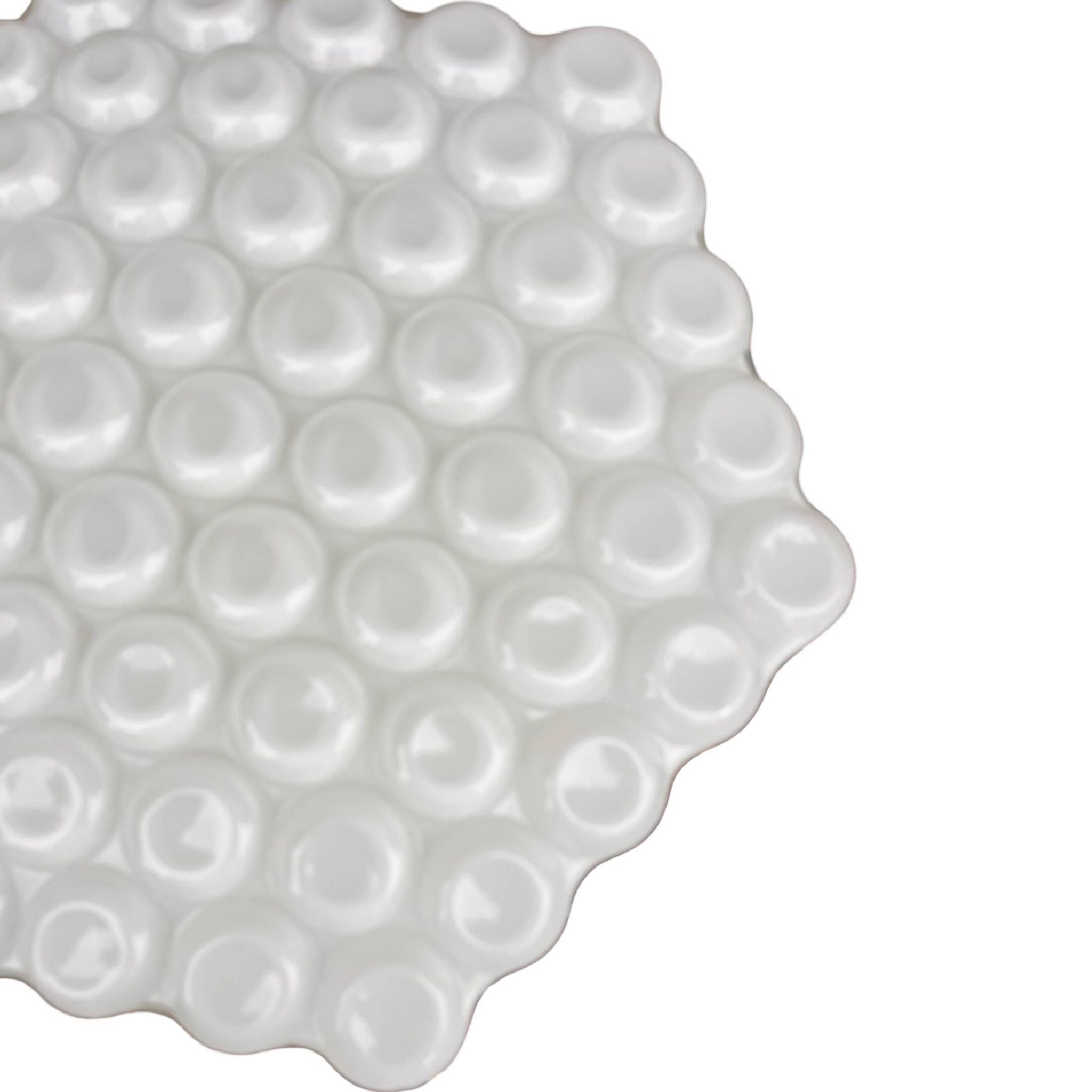 Large Honeycomb wall lamp ceiling lamp Czechoslovakia Kamenický Šenov 1960s