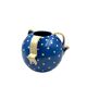 Art Deco blue ceramic vase, Rometti, Umbertide Italy 1930s