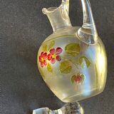 Non-selfish night service - art nouveau - hand-decorated satin blown crystal