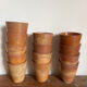 13 tasses à café en grès