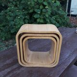 3 wall shelves gigognes