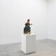 French 18th Century Religious Statue of the Virgin Mary on a cloud