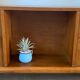 Vintage low oak sideboard (shallow)