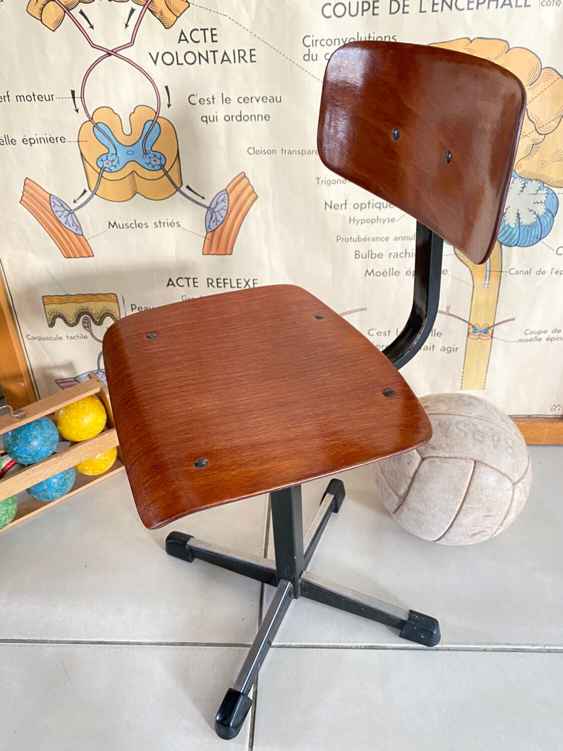 Vintage Marko children's school chair