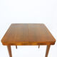 Table à manger extensible carrée par Cesky Nabytek, Tchécoslovaquie années 1960