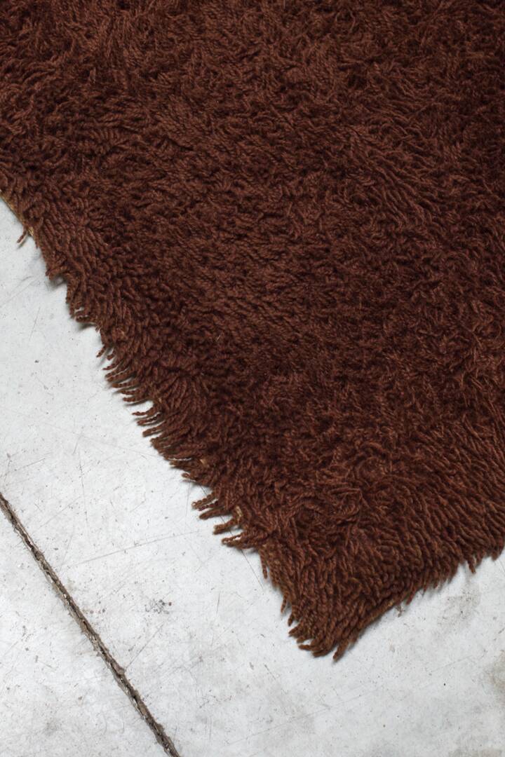 Vintage designer rug 1970 French cubist