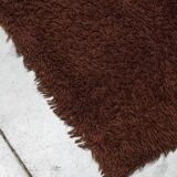 Vintage designer rug 1970 French cubist