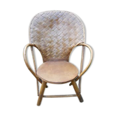 Child's chestnut armchair