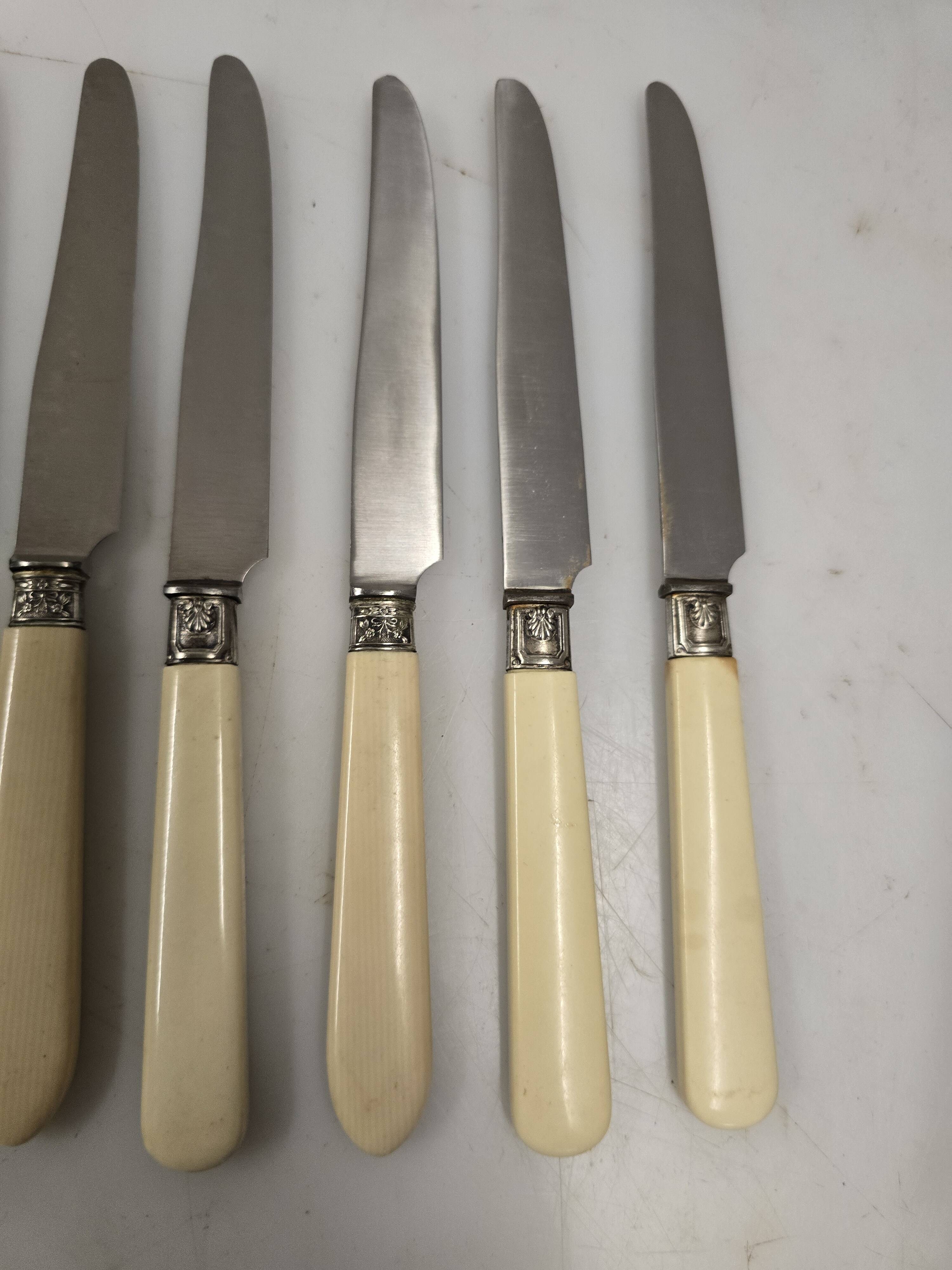 11 ivory knives