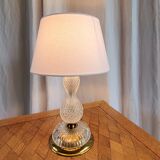 Lampe cristal et laiton