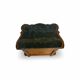 art deco walnut serpentine nightstands, 1920s