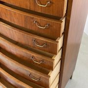 Danish tallboy chest of drawers Kvalitet mobelfabrik brdr. 1940s