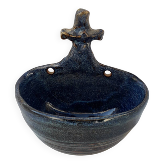 Salt cellar in stoneware
