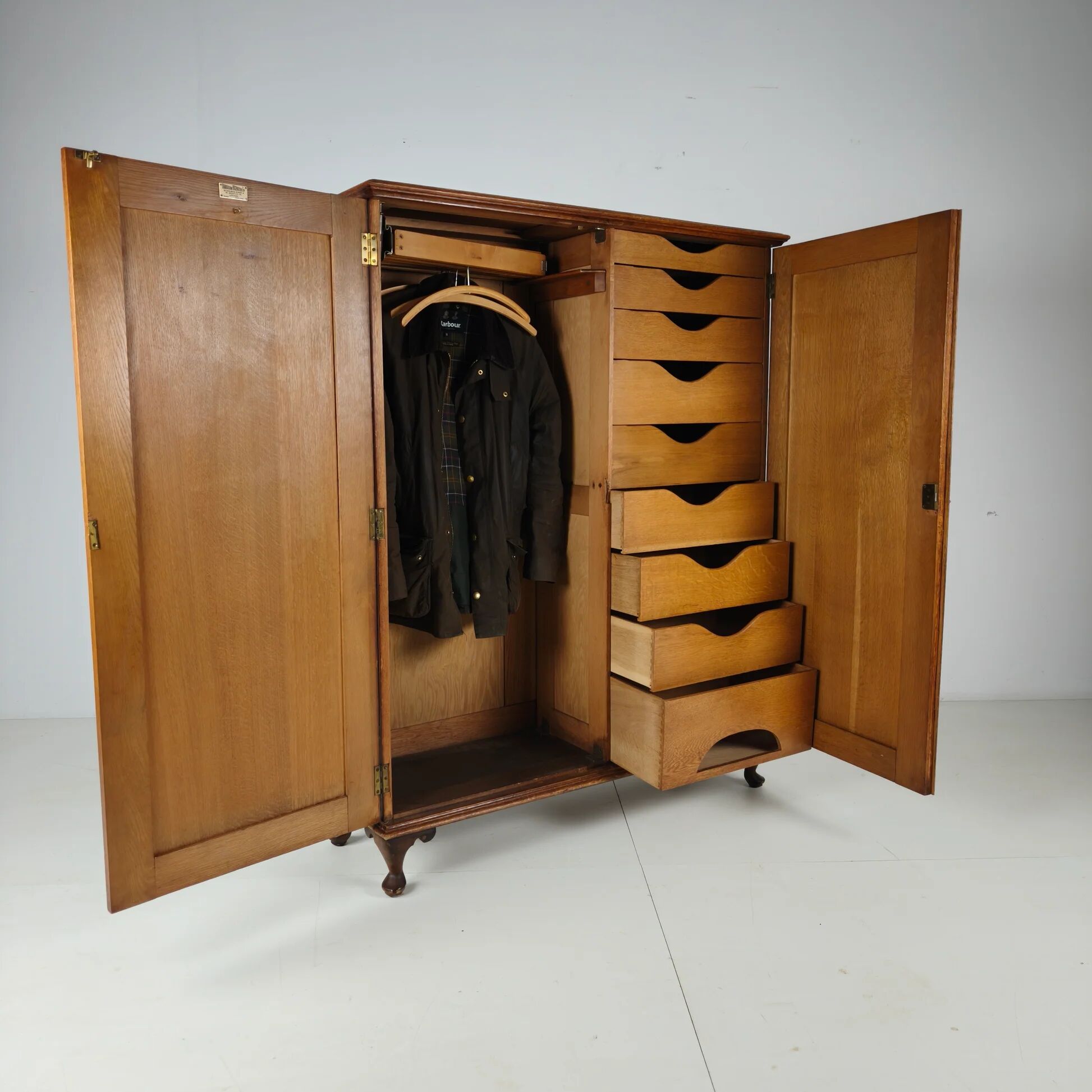Early 20th century art deco wardrobe by Innovation Ingenuities Ltd