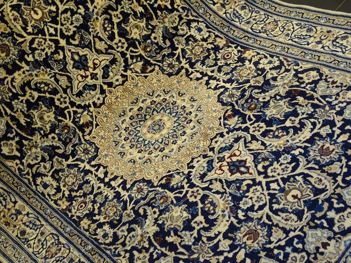 Naïn laine persian carpet - silk circa 1980