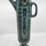 Vintage ceramic Jean De Lespinasse Whiskey bottle