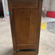 Table de chevet bois et marbre