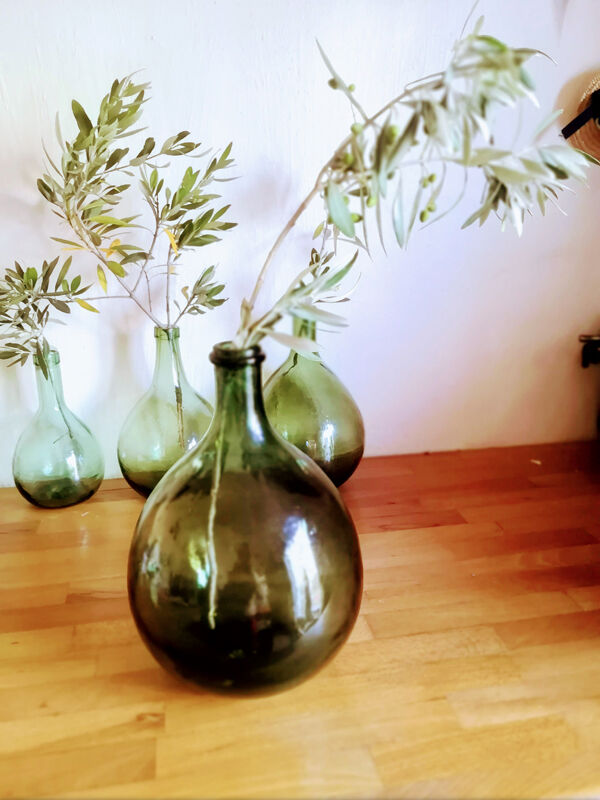 Demijohn green 5 litres