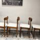 4 vintage Scandinavian teak chairs by Johannes Andersen 1960